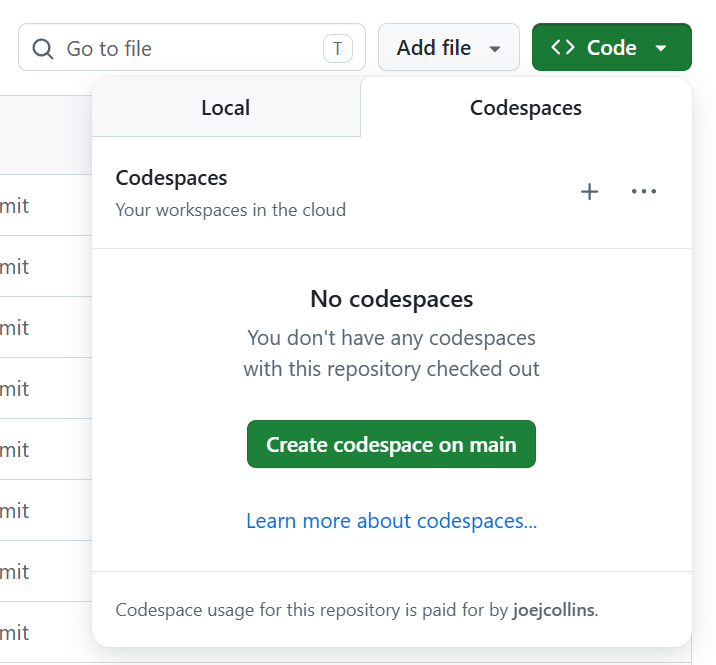 codespace
